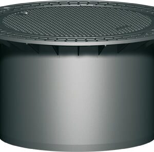 Teleskop-Domschacht Guss PKW-befahrbar mit Gussdeckel grau