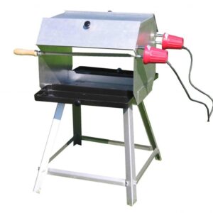 Grillen - risikofrei und einfach 12 Mutzbratengrill mit 2 Spießen für 14 Portionen