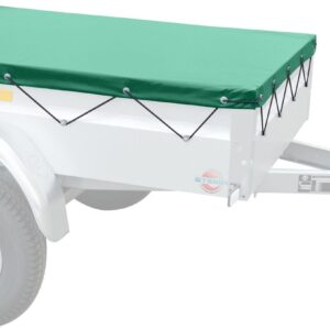 Flachplane Farbe grün für PKW Anhänger BASIC
