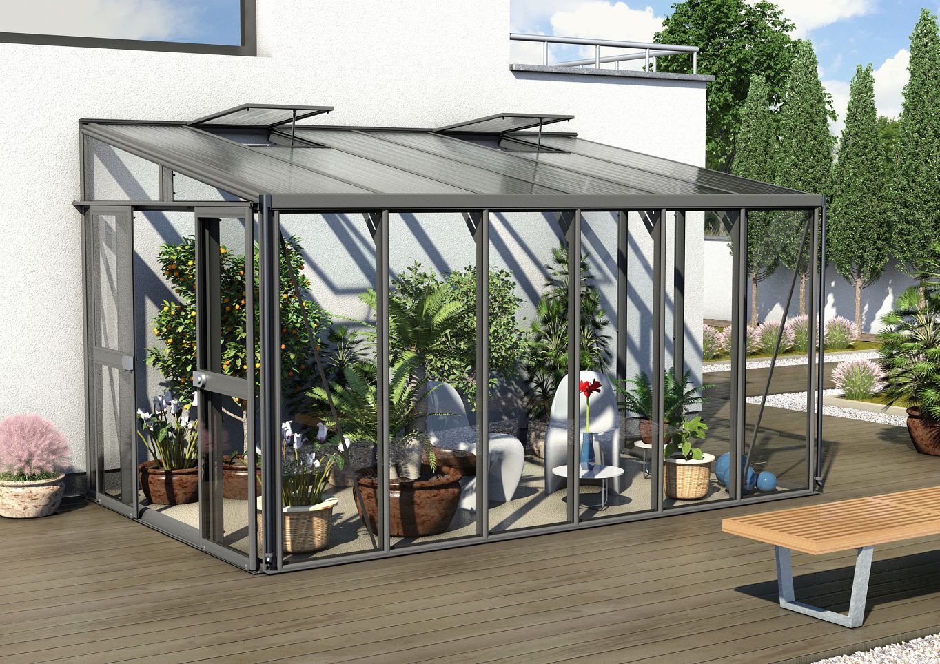 Gewächshaus Helena 8600 1 Gewächshaus Helena 8600