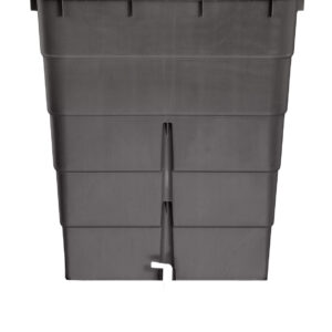 Regentonne mit Deckel und Hahn eckig