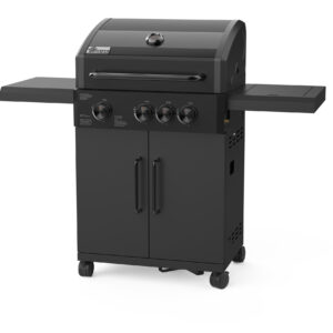 Gasgrill Minnesota 3, Seitenkocher, schwarz