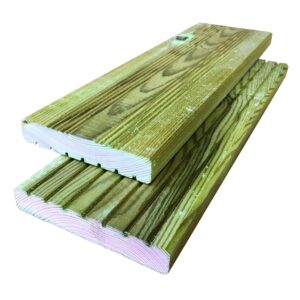 Terrassendiele 25x145x3000 mm, kdi grün genutet