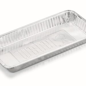 Grillen - risikofrei und einfach 6 Alu-Tropfschalen XL für Holzkohlegrills ab 57cm 5 Stück