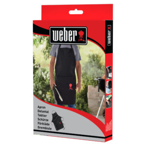 Grillen - risikofrei und einfach 3 Grillschürze Schwarz mit roten Kugel-Grill von