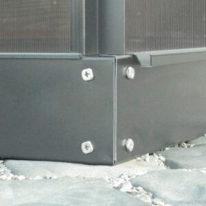 Das richtige Gewächshaus - problemlos und komfortabel 3 Fundament 5800 für Calypso