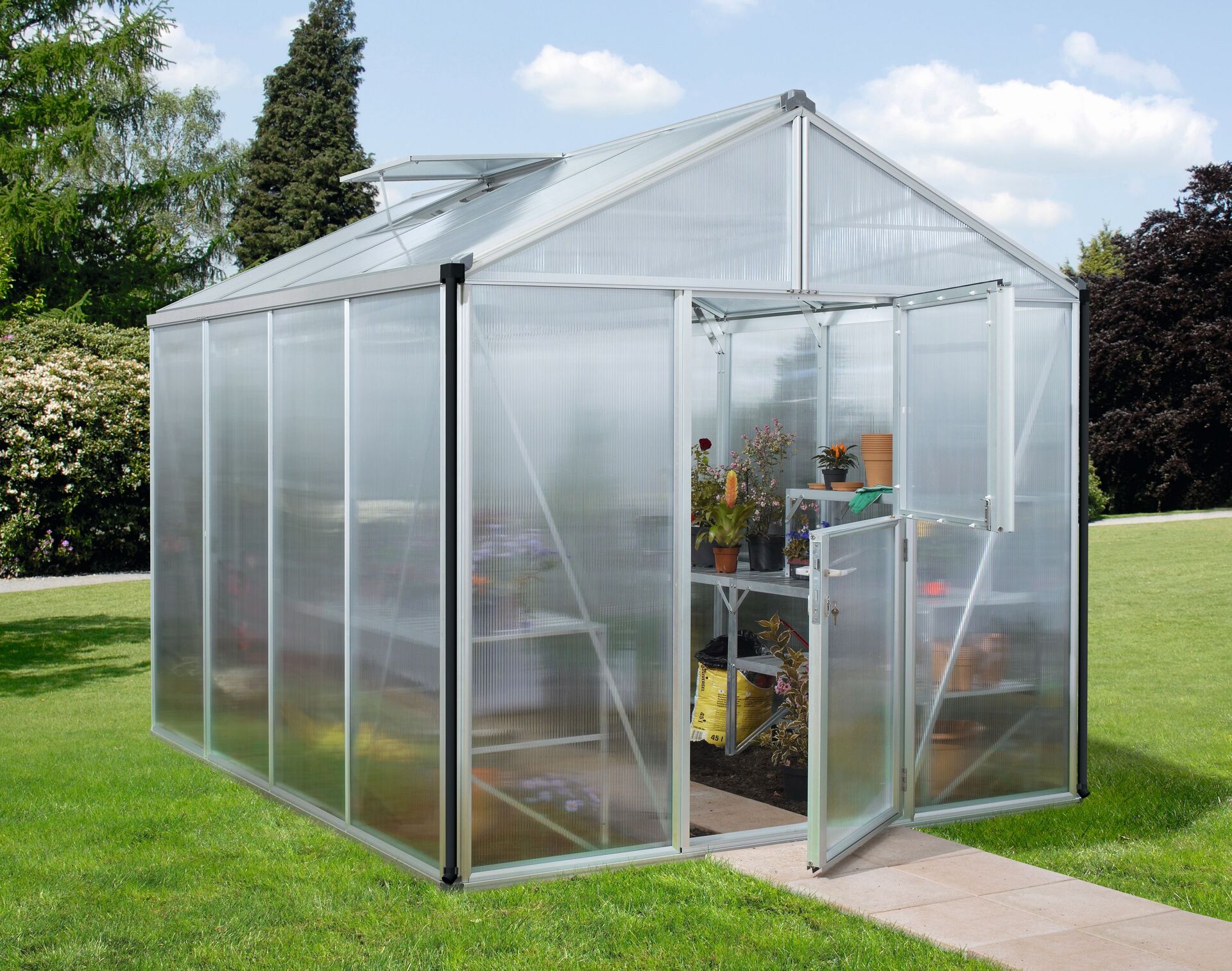 Gewächshaus Zeus 8100 1 Gewächshaus Zeus 8100
