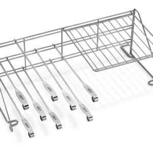 Grillen - risikofrei und einfach 3 Erweiterungsrost für Vertical Grill Rack