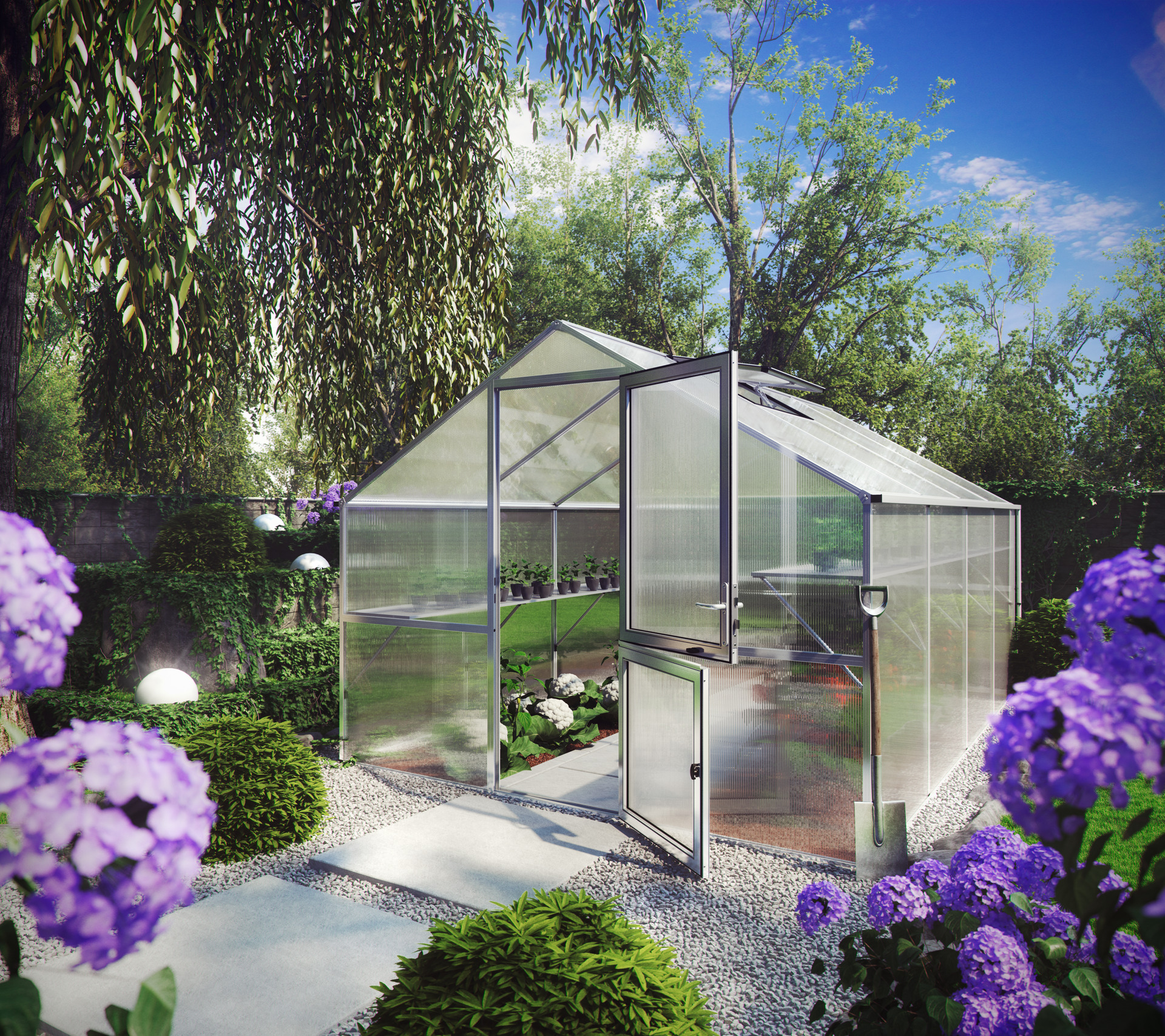 Gewächshaus Tulpe 1 Gewächshaus Tulpe