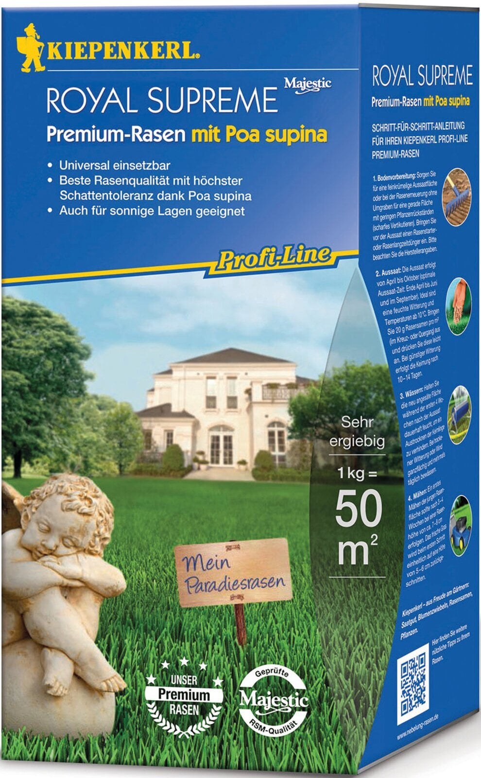 Royal Supreme Premium-Rasensamen, 1kg 1 Royal Supreme Premium-Rasensamen, 1kg