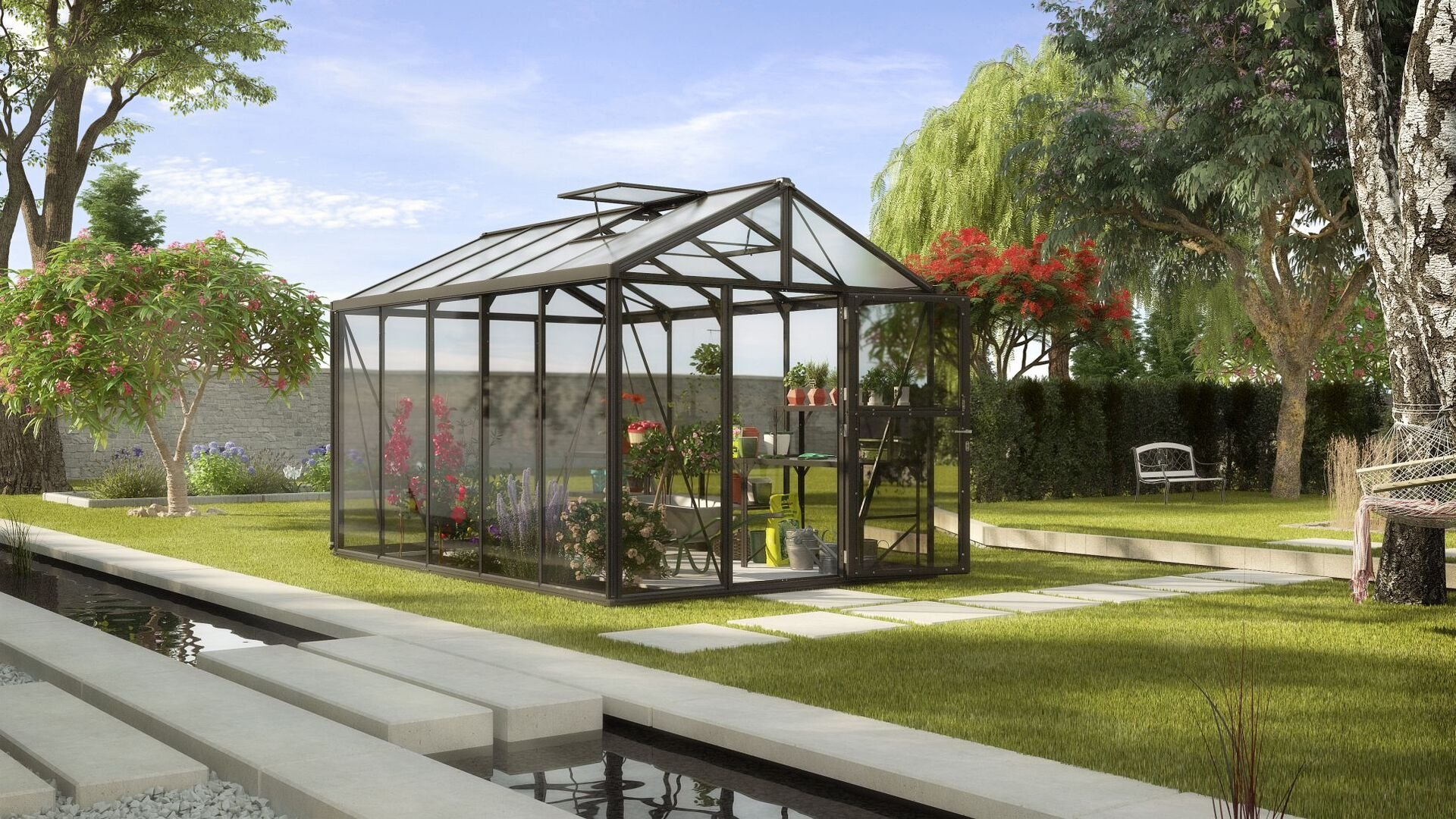 Gewächshaus Zeus 10000 1 Gewächshaus Zeus 10000