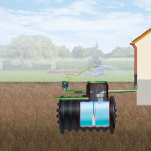 MONO Erdtank, schwarz, oval