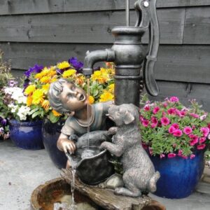 Wasserspiel rustikal