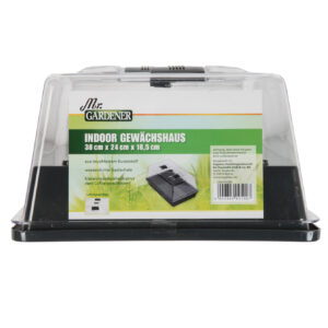 Indoor-Gewaechshaus anthrazit 38X24X18,5cm