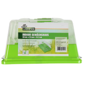 Indoor-Gewaechshaus hellgrün 38X24X18,5cm