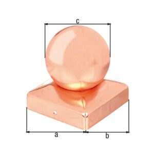 Das richtige Gewächshaus - problemlos und komfortabel 10 Pfostenkappe mit Kugel