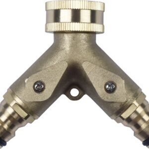 Y-Verteilerstück 3/4 Z, mit 2 Kugelhähnen