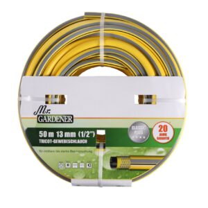 Das richtige Gewächshaus - problemlos und komfortabel 4 Tricotgewebe-Gartenschlauch Classic Plus gelb/schwarz