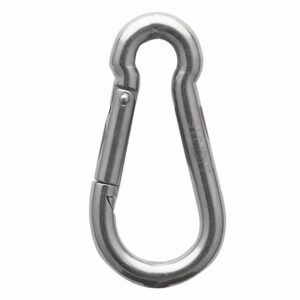 Karabinerhaken 8x80 mm, Edelstahl