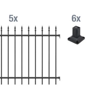 Das richtige Gewächshaus - problemlos und komfortabel 6 Grundset Zierzaun Chaussee 10m