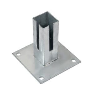 Bodenplatte 150x150mm für Eckpfosten 60x60 mm