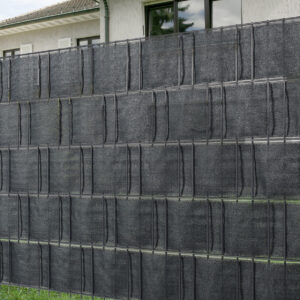 Sichtschutzstreifen HDPE-Gewebe, 0,19x20,5m, anthrazit, flex, Rolle