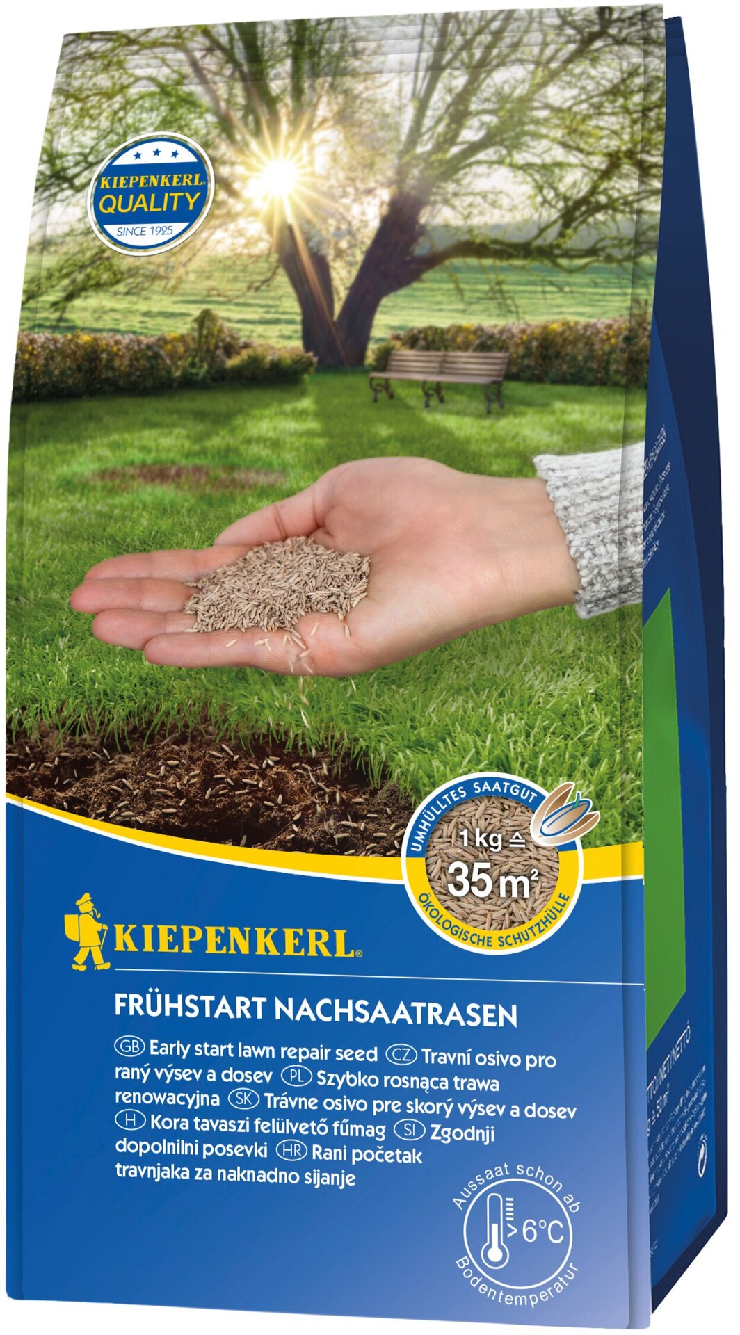Frühstart Nachsaatrasensamen, 1kg 1 Frühstart Nachsaatrasensamen, 1kg