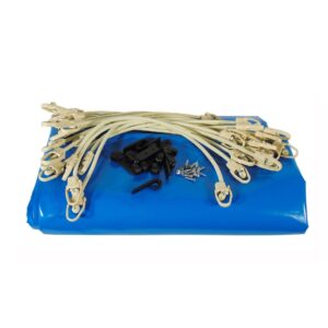 Das richtige Gewächshaus - problemlos und komfortabel 11 Winter- und Sicherheitsplane 550 g