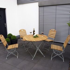 Kurgarten - Garnitur 5-teilig 4xStuhl