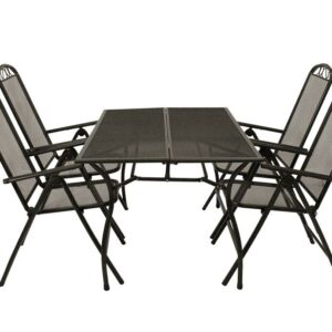 Garnitur Streckmetall anthrazit