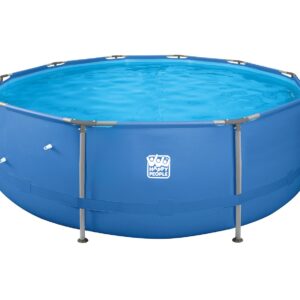 Stahlrahmenpool-Set mit Filterpumpe, blau