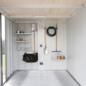 Regalboden Gerätehaus Neo grauweiß