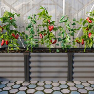 Hochbeete Meta in & out Granit/schwarz 401 S