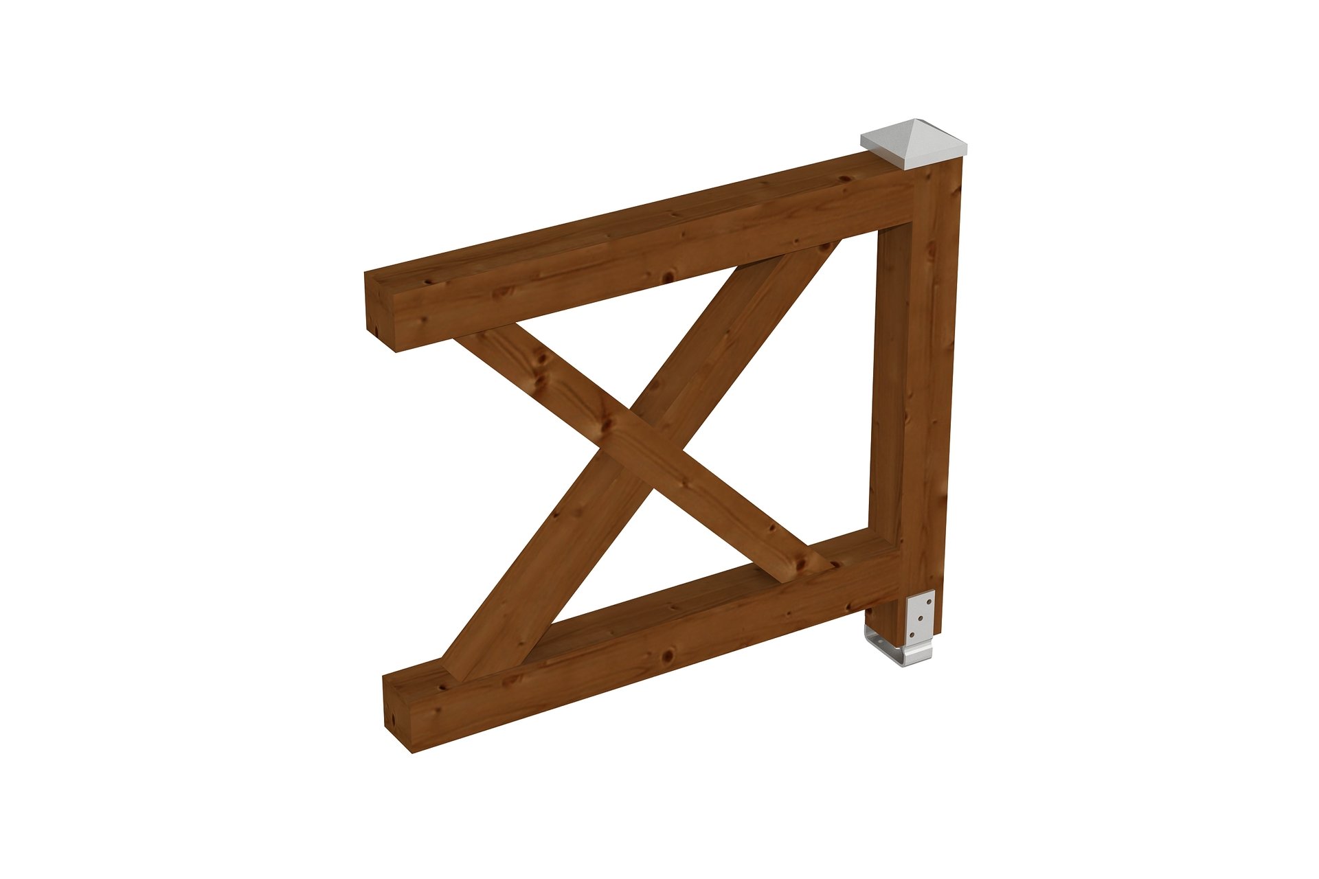 Brüstung Andreaskreuz 1 Brüstung Andreaskreuz