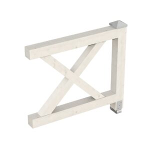 Brüstung Andreaskreuz