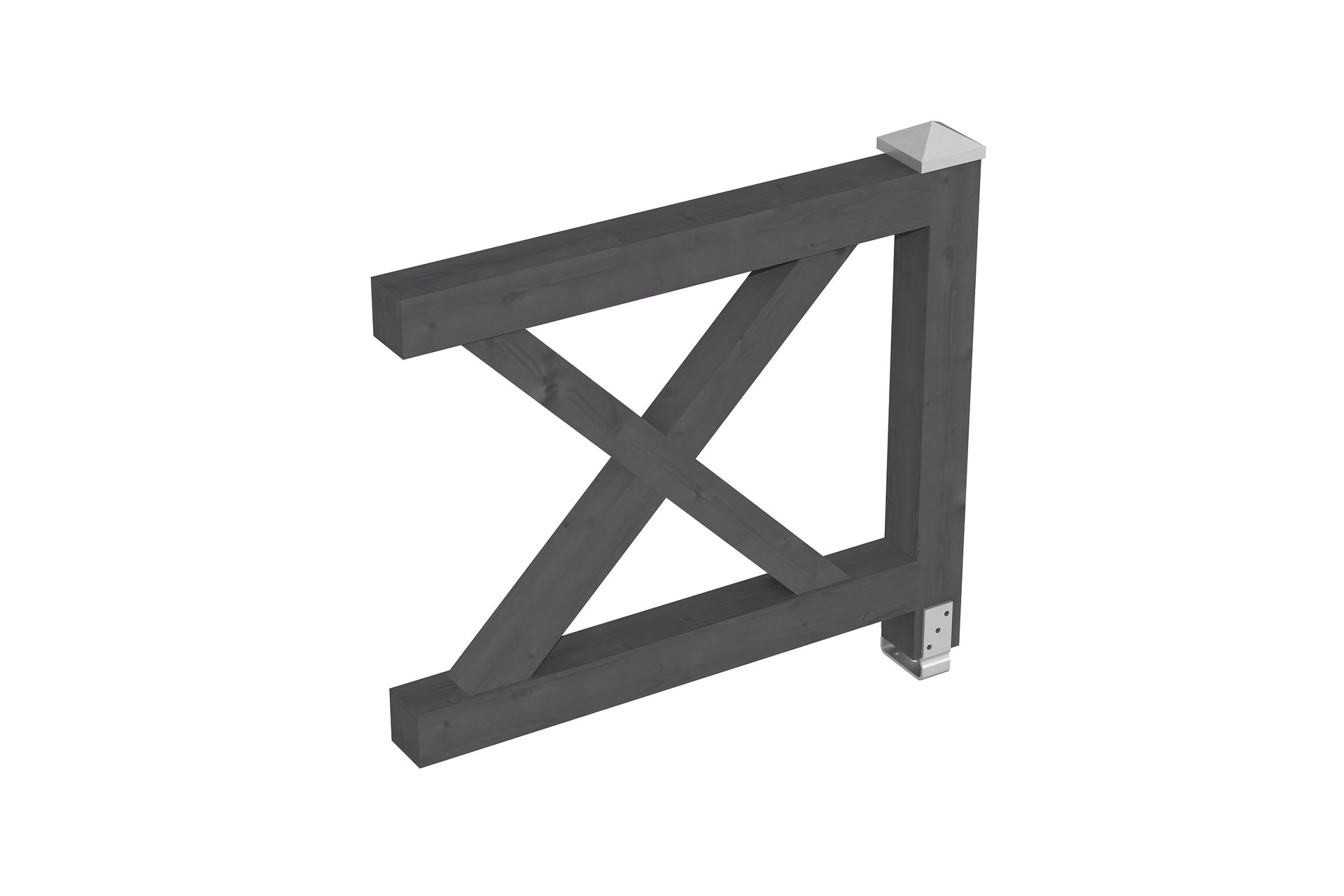 Brüstung Andreaskreuz 1 Brüstung Andreaskreuz