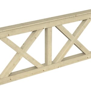 Brüstung Andreaskreuz Nice