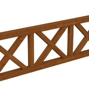 Brüstung Andreaskreuz