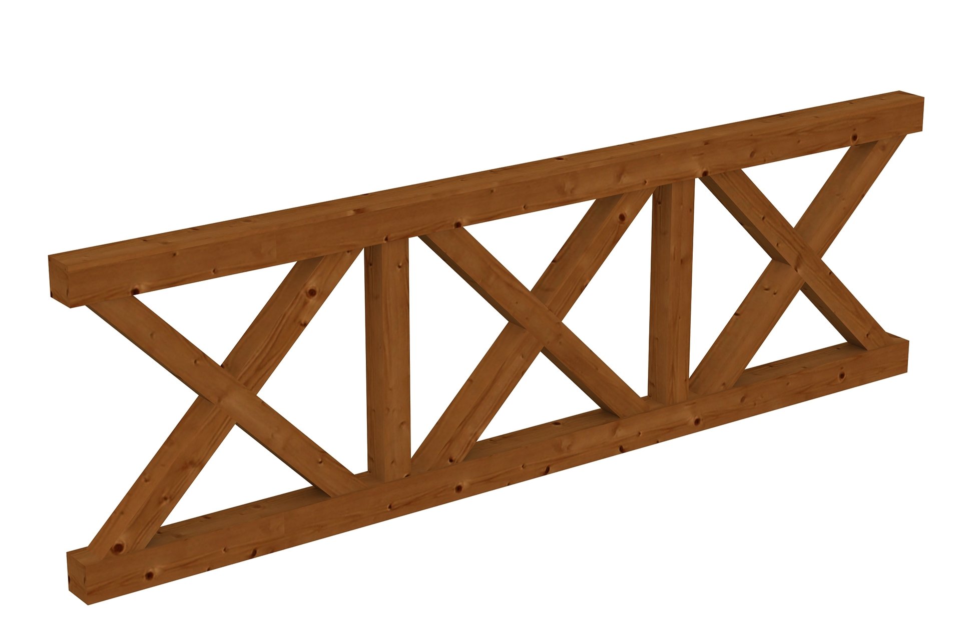 Brüstung Andreaskreuz 1 Brüstung Andreaskreuz