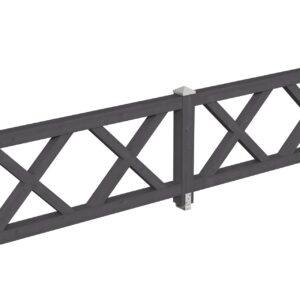 Brüstung Andreaskreuz