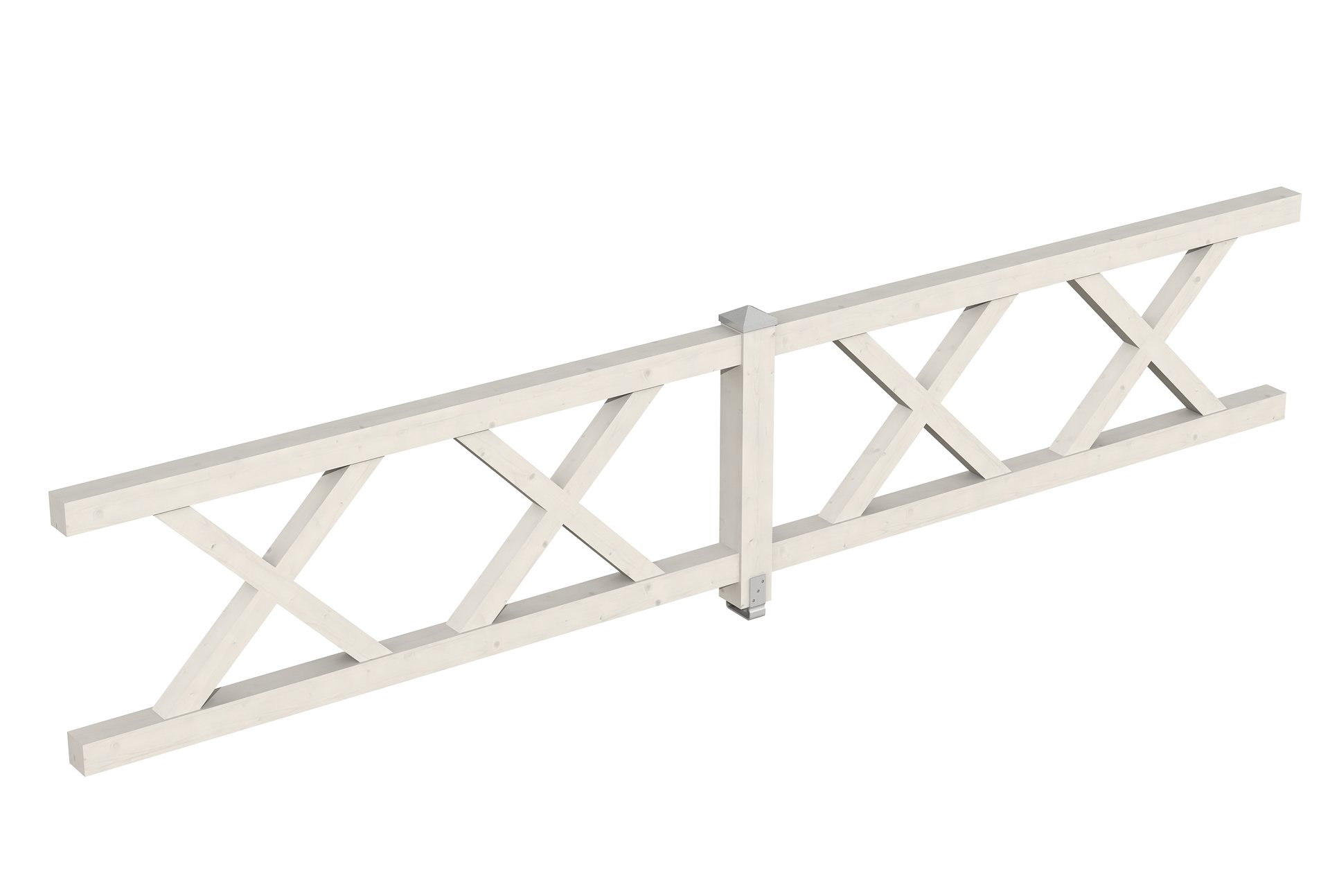 Brüstung Andreaskreuz 1 Brüstung Andreaskreuz