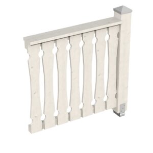 Brüstung Balkonschalung Fichte