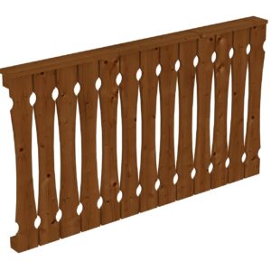 Brüstung Balkonschalung Fichte