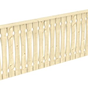 Brüstung Balkonschalung Fichte