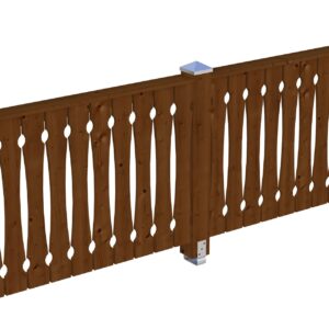 Brüstung Balkonschalung Fichte