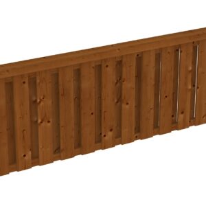 Brüstung Deckelschalung Douglasie