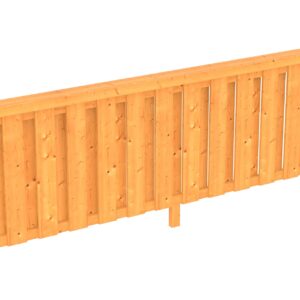 Brüstung Deckelschalung Douglasie