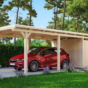 Carport Emsland m. Abstellraum