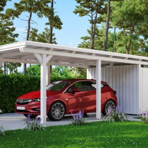 Carport Emsland m. Abstellraum