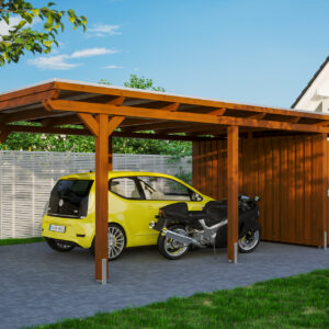 Carport Emsland m. Abstellraum